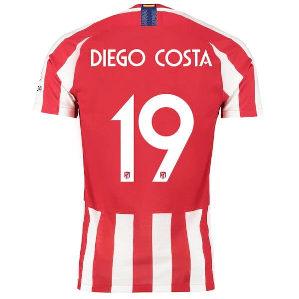 Thailand Trikot Atletico Madrid NO.19 Diego Costa 2019-20 Rote Fussballtrikots Günstig